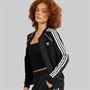 adidas Originals Damen Adicolor Classics Superstar durchgehender Reißverschluss Trainingsjacke Schwarz