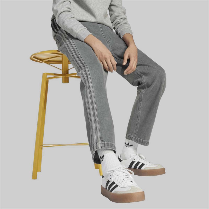 adidas Originals Junior Trefoil Logo Denim Jeans Light Denium