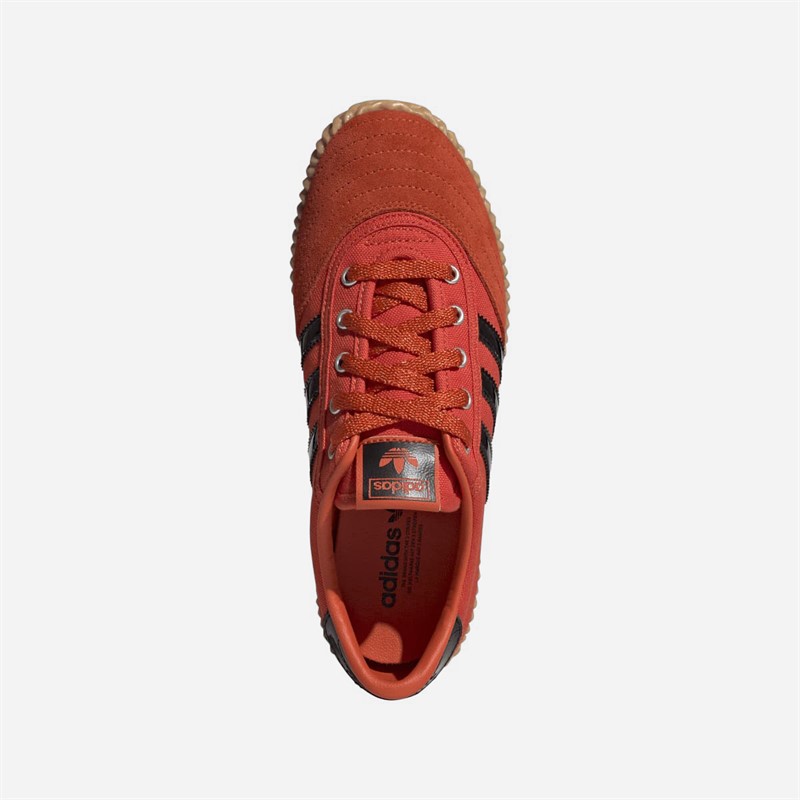 adidas Originals Womens Volley Plimsole Trainers Collegiate Orange/Core Black/Gum