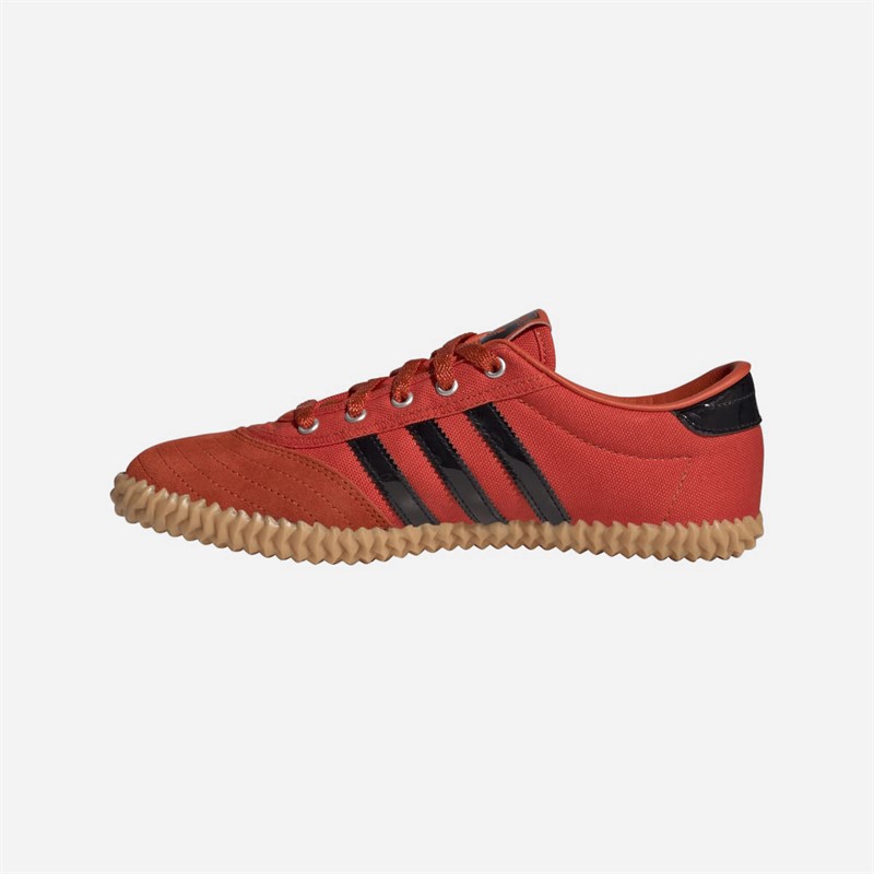 adidas Originals Womens Volley Plimsole Trainers Collegiate Orange/Core Black/Gum