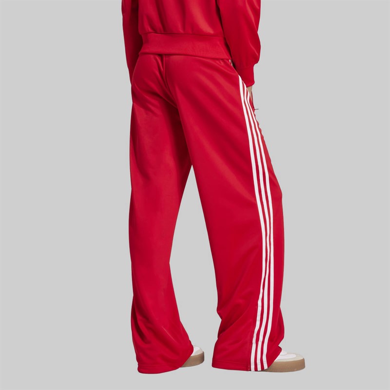 adidas Originals Dame Adicolor Classic Firebird Løstsiddende træningsbukser Better Scarlet/Hvid