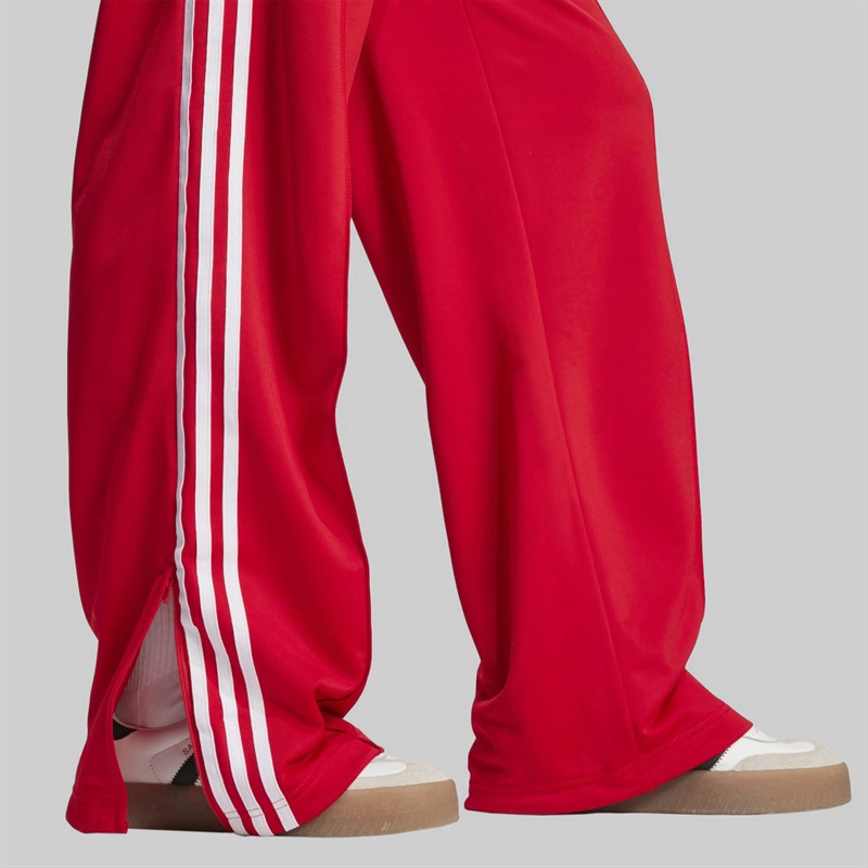 adidas Originals Dame Adicolor Classic Firebird Løstsiddende træningsbukser Better Scarlet/Hvid
