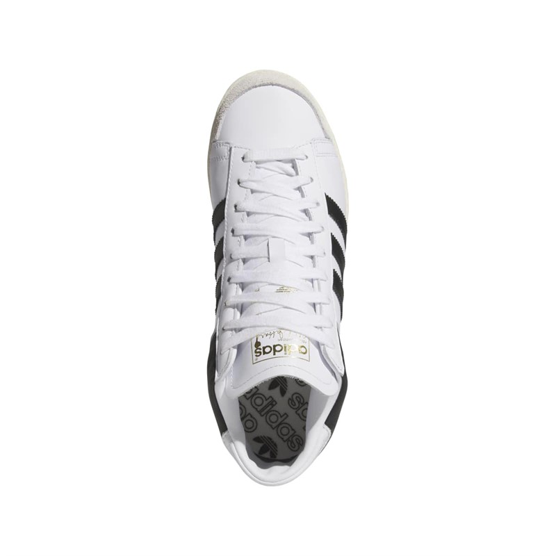 adidas Originals Mens Jabbar High Trainers Cloud White/Core Black/Off White