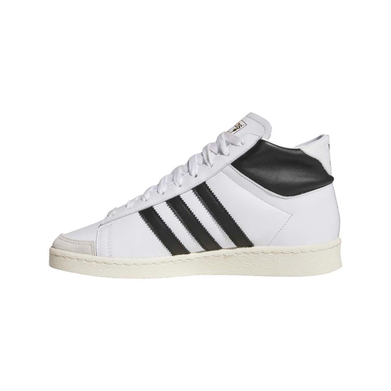 adidas Originals Mens Jabbar High Trainers Cloud White/Core Black/Off White
