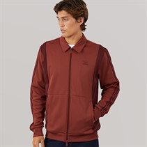 adidas Originals Mens Adicolor Panel Track Top Pure Ruby/Shadow Red