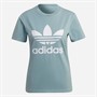 adidas Originals Dame Adicolor Classics Trefoil T Shirt Magic Grey
