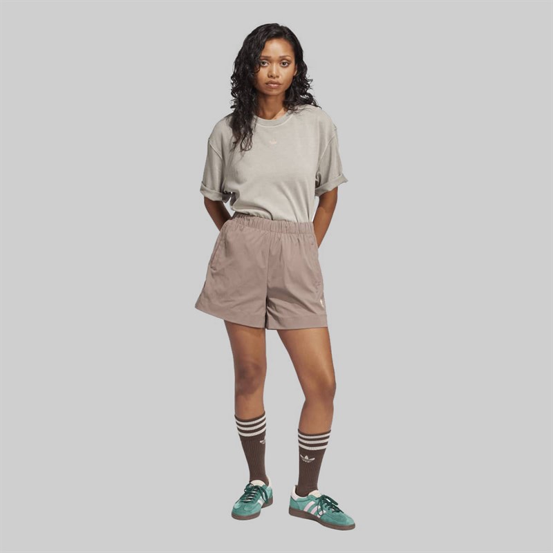 adidas Originals Dame vasket oversized t-shirt Silver Pebble