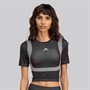 adidas Originals Dame Seamless Techfit Baby T-shirt Sort/Hvid