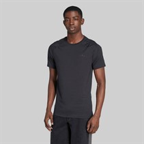 adidas Originals Herren Adicolor Trefoil T Shirt Schwarz/Schwarz