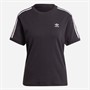 adidas Originals Dame Adicolor 3 striber Trefoil T-shirt Sort