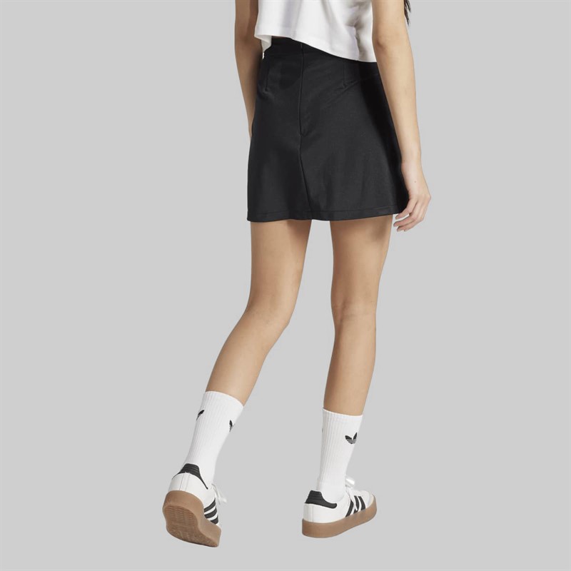 adidas Originals Dame Adicolor 3 striber Mini Nederdel Sort/Hvid