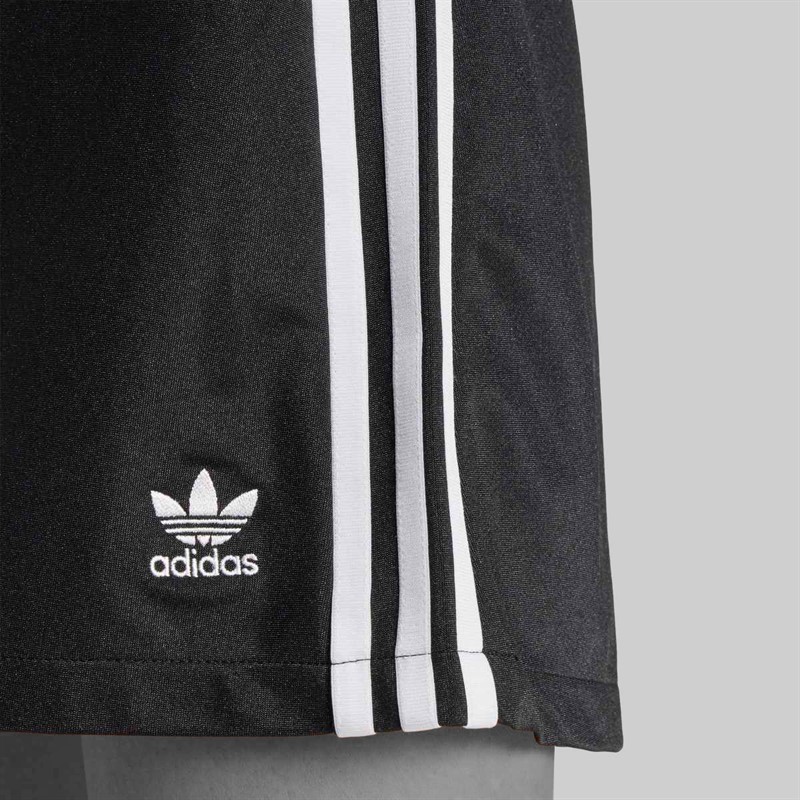 adidas Originals Dame Adicolor 3 striber Mini Nederdel Sort/Hvid