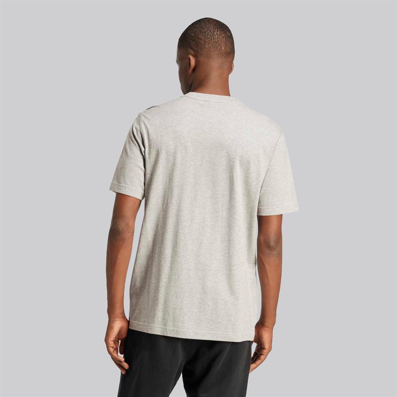 adidas Originals Herre Trefoil Essentials T-shirt Medium Grey Heather