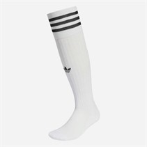 adidas Originals 3 Stripes Football Knee Socks White/Black