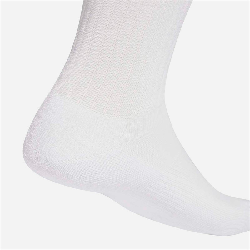 adidas Originals 3 Stripes Football Knee Socks White/Black