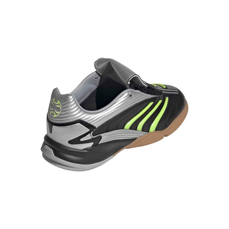 adidas Originals Junior Predator Sala Træningssko Core Black/Signal Green/Silver Metallic
