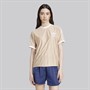 adidas Originals Dame Adicolor 3-Stripes Pinstripe T-shirt Magic Beige