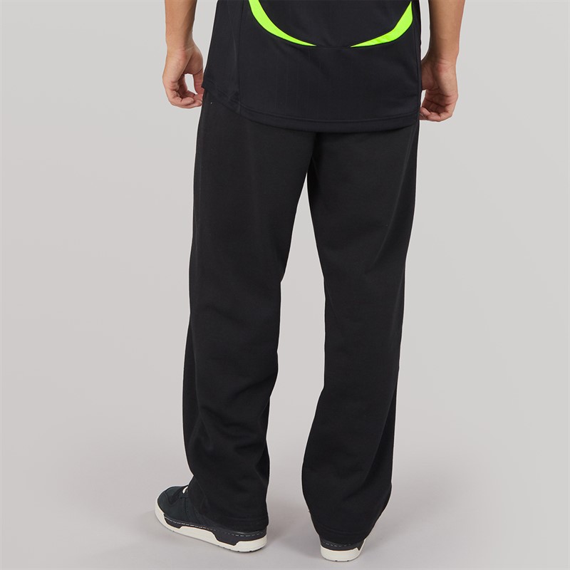 adidas Originals Mens Trefoil Logo Essentials Joggers Black/Grey Six
