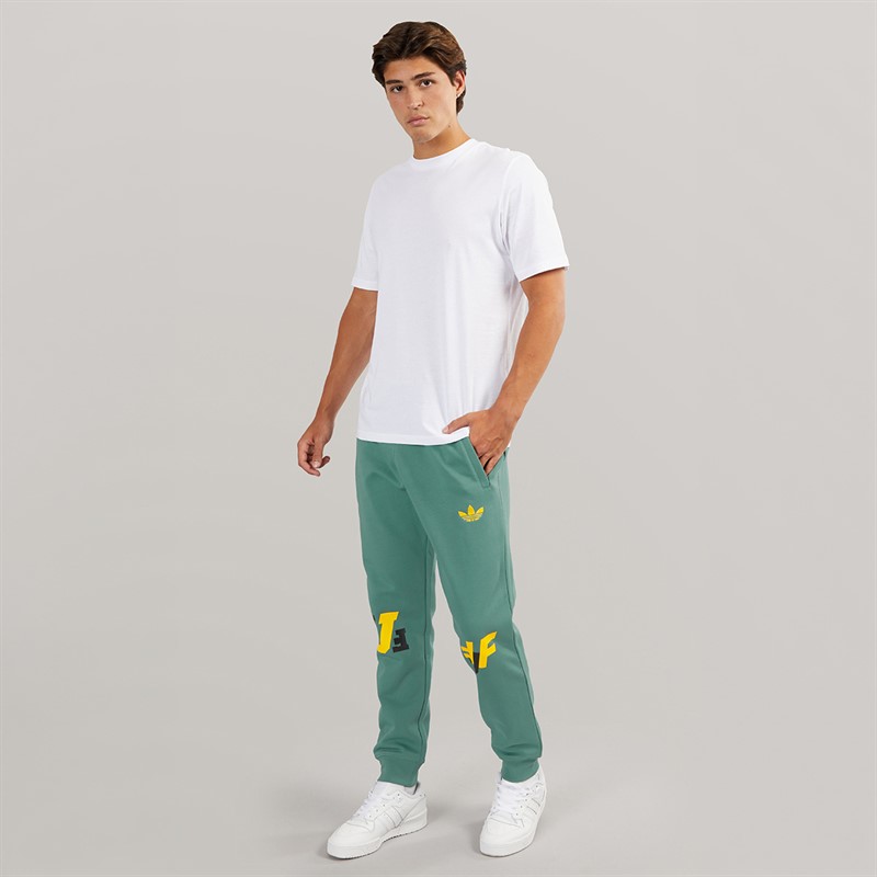 adidas Originals Mens JFF Jamaica VRCT Track Pants Tech Emerald
