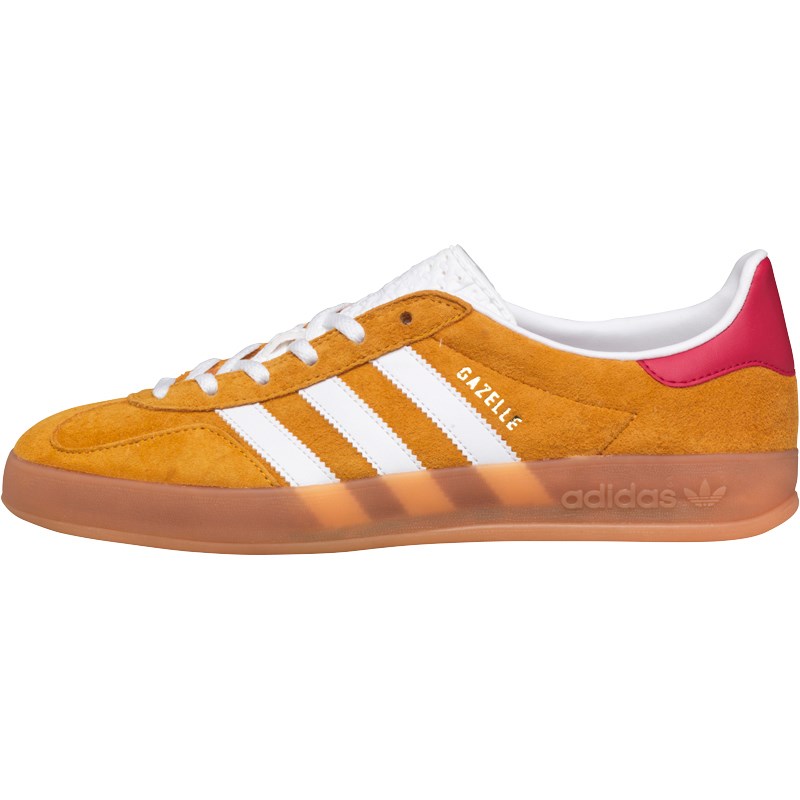 adidas Originals Baskets Gazelle Indoor GoldGum Homme Jaune Moutarde