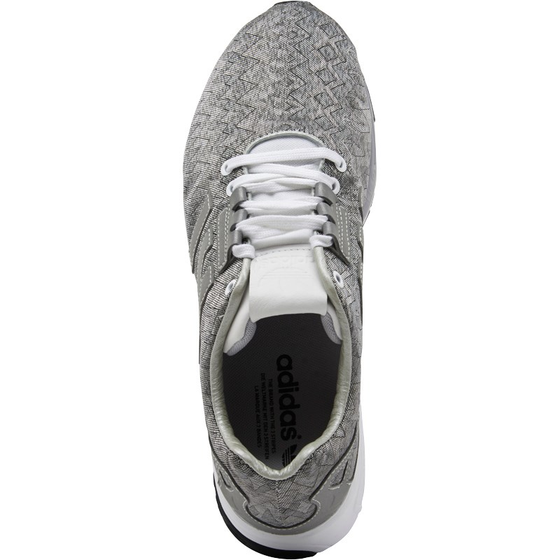 adidas originals zx flux men silver