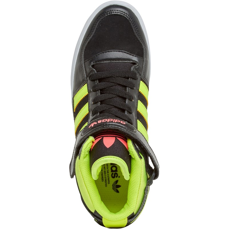 Buy adidas Originals Womens Forum Up Hi Trainers Black/Electricity/Red Zest