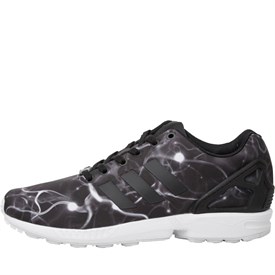 Mens adidas Originals | adidas Trainers & Clothes | MandM Direct adidas Originals Mens ZX Flux Trainers Core Black/Core Black/White