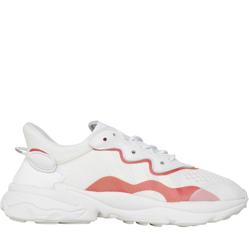 ozweego trainers crystal white off white