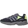 adidas Originals Mens Yung-96 Trainers Carbon/Grey Four/Safety Yellow