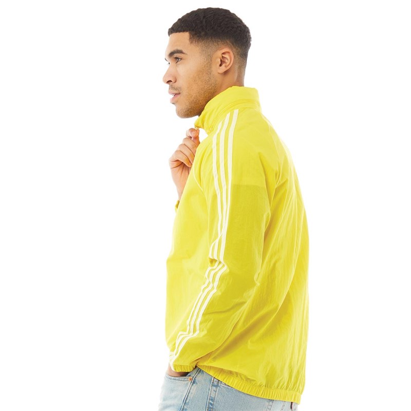 yellow adidas windbreaker jacket