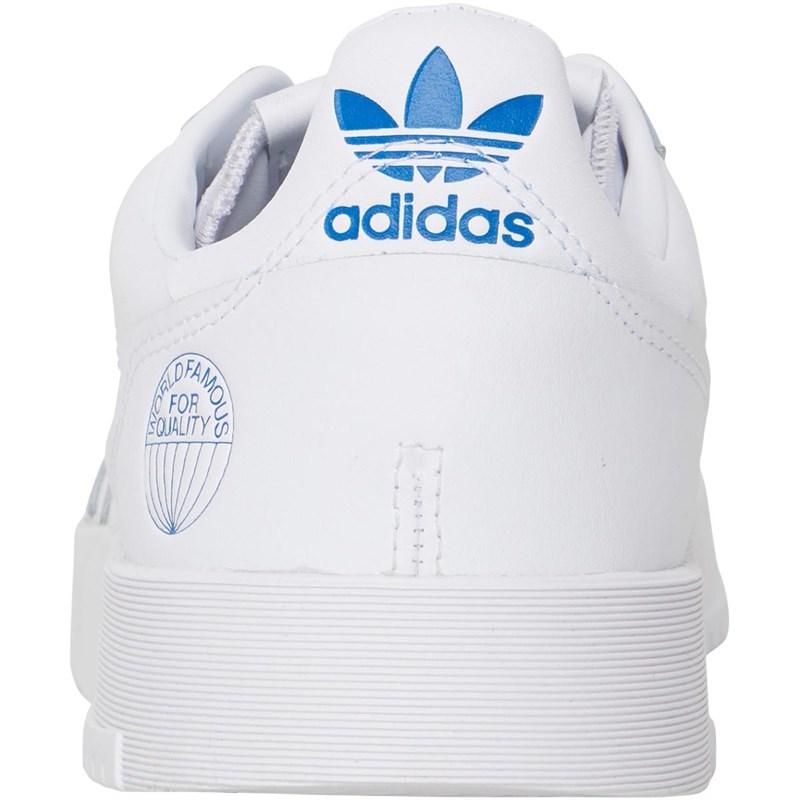 adidas Originals Mens adidas Original Supercourt Trainers Footwear White/Footwear White/Blue Bird