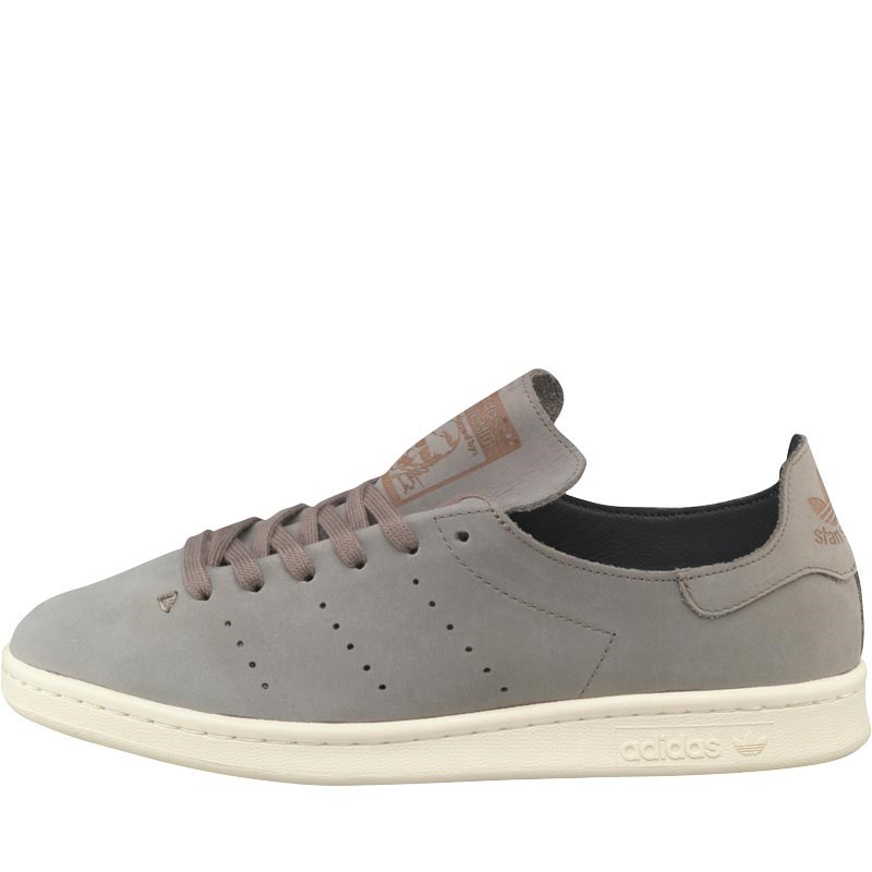 adidas Originals Baskets Stan Smith Cuir Homme Gris Moyen