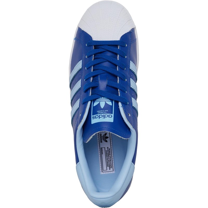 Alstublieft boeren Proberen adidas Originals Heren Superstar Sneakers Blauw