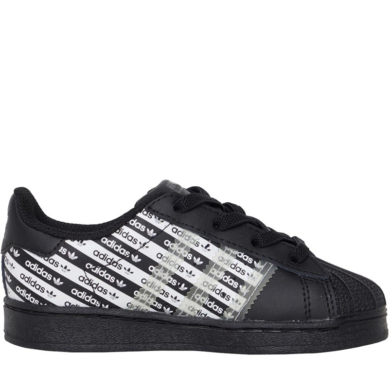 infant boys black trainers