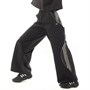 adidas Originals Damskie 3-Stripes Wide Leg s Spodnie Joggingu Czarny