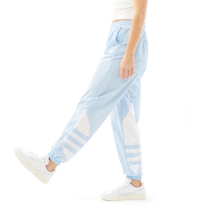 Buy adidas Originals Womens Big Logo Track Pants Clear Sky/White