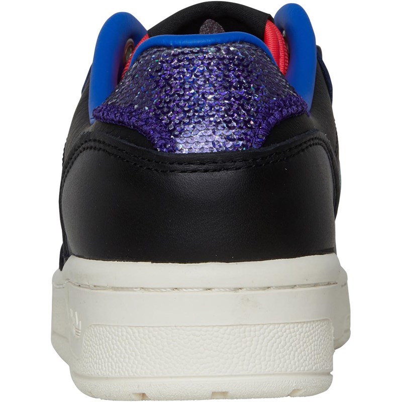 adidas Originals Womens Rivalry Low Trainers Core Black/Footwear White/Original White