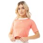 adidas Originals Womens Cropped T-Shirt Chalk Coral/White