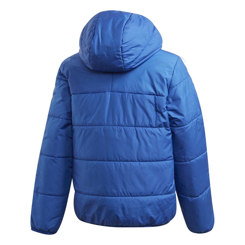 adidas Originals Junior 3-Stripes Padded Jacket Royal Blue/White