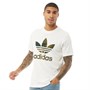 adidas Originals Mens Trefoil Camouflage T-Shirt White/Multi Coloured