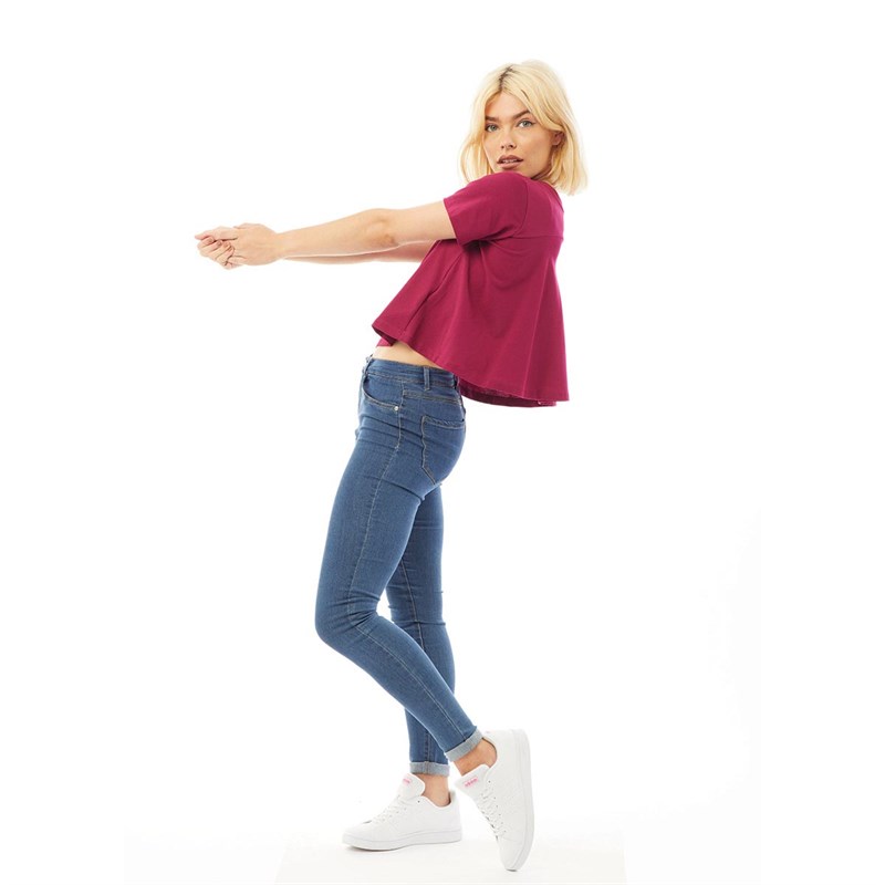 adidas Originals Damen Trefoil Tee T-Shirt Rot