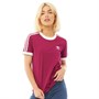 adidas Originals Damskie 3-Stripes T-Shirt Czerwony