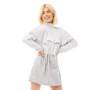 adidas Originals Womens Long Sleeve Windbreaker Dress Dash Grey/Glory Grey