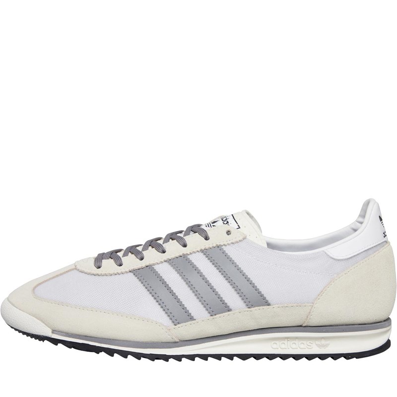 Buy adidas Originals Mens SL 72 Trainers Footwear White Grey Three