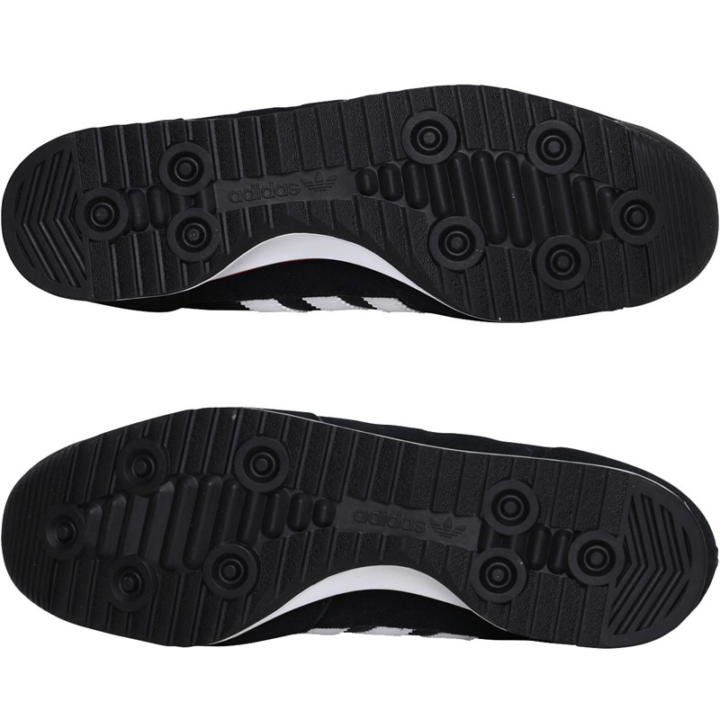 adidas Originals Mens SL 72 Trainers Core Black/Green/Yellow