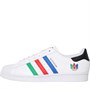 adidas Originals Mens Superstar Trainers Footwear White/Green/Core Black