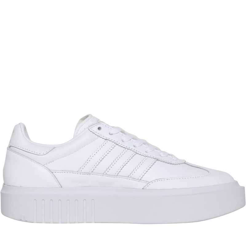 Adidas originals white hot sale sleek sneakers