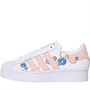adidas Originals Womens Superstar Bold Trainers Footwear White/Vapour Pink/Yellow
