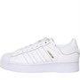 adidas Originals Womens Superstar Bold Trainers Footwear White/Gold Metallic/Core Black