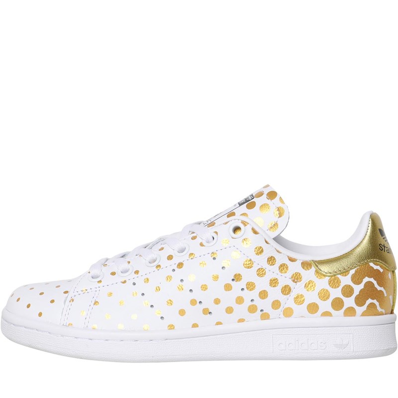 Buy adidas Originals Womens Stan Smith Trainers Gold Metallic